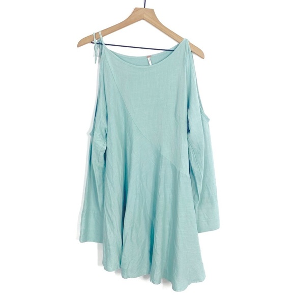 Free People Clear Skies Mini Tunic Shift Dress Small - Picture 2 of 8